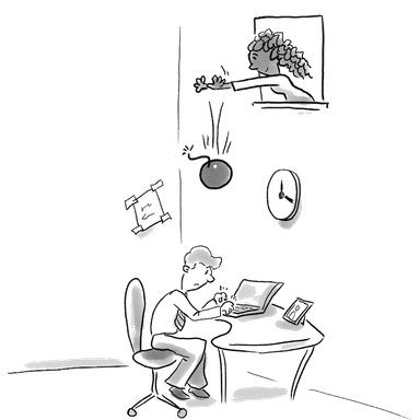 Illustration of the Arsonist